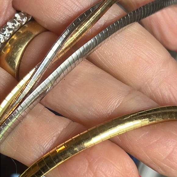 14k gold omega necklaces - Picture 5 of 13